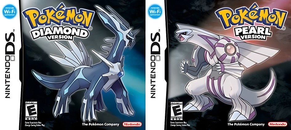 Cartel de Pokémon Diamante y Perla