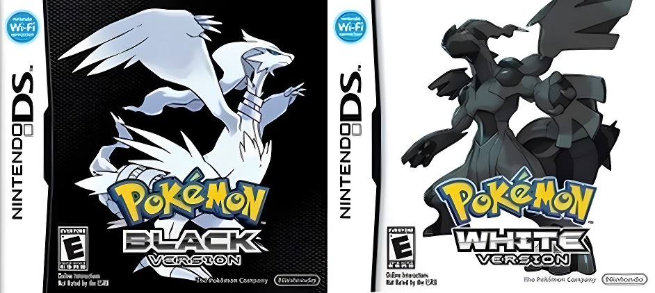 Cartel de Pokémon Negro y Blanco