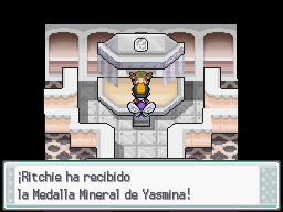 Gimnasio Olivo en Pokémon HeartGold y SoulSilver — captura 2 Gimnasio Olivo en Pokémon HeartGold y SoulSilver — captura 2