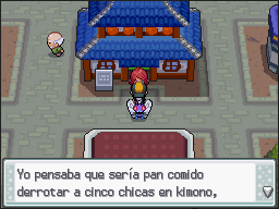 Chicas Kimono en Pokémon HeartGold y SoulSilver — captura 1 Chicas Kimono en Pokémon HeartGold y SoulSilver — captura 1