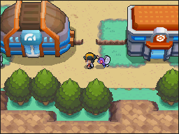 Pueblo Caoba en Pokémon HeartGold y SoulSilver — captura 1