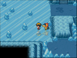 Ruta Helada en Pokémon HeartGold y SoulSilver — captura 1 Ruta Helada en Pokémon HeartGold y SoulSilver — captura 1