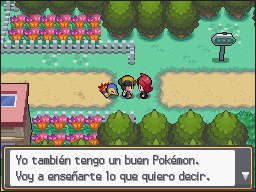 Rival en Pokémon HeartGold y SoulSilver — captura 1 Rival en Pokémon HeartGold y SoulSilver — captura 1