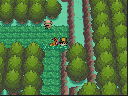Ruta 35 en Pokémon HeartGold y SoulSilver — captura 2 Ruta 35 en Pokémon HeartGold y SoulSilver — captura 2