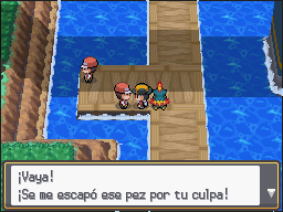 Ruta 32 en Pokémon HeartGold y SoulSilver — captura 1 Ruta 32 en Pokémon HeartGold y SoulSilver — captura 1