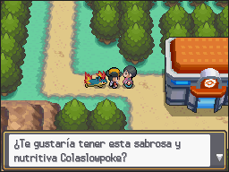 Ruta 32 en Pokémon HeartGold y SoulSilver — captura 2 Ruta 32 en Pokémon HeartGold y SoulSilver — captura 2