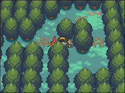 Encinar en Pokémon HeartGold y SoulSilver — captura 1 Encinar en Pokémon HeartGold y SoulSilver — captura 1