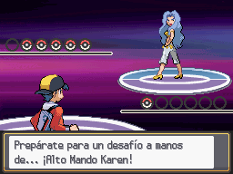 Liga Pokémon en Pokémon HeartGold y SoulSilver — captura 2 Liga Pokémon en Pokémon HeartGold y SoulSilver — captura 2