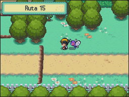 Ruta 12-15 en Pokémon HeartGold y SoulSilver — captura 1