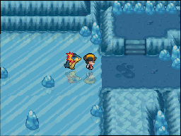 Ruta Helada en Pokémon HeartGold y SoulSilver — captura 1 Ruta Helada en Pokémon HeartGold y SoulSilver — captura 1
