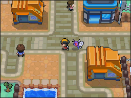 Ciudad Carmín en Pokémon HeartGold y SoulSilver — captura 2 Ciudad Carmín en Pokémon HeartGold y SoulSilver — captura 2
