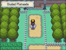Ciudad Plateada en Pokémon HeartGold y SoulSilver — captura 2 Ciudad Plateada en Pokémon HeartGold y SoulSilver — captura 2