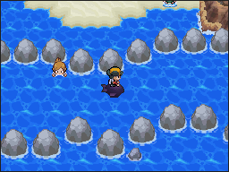 Ruta 21-20 en Pokémon HeartGold y SoulSilver — captura 1 Ruta 21-20 en Pokémon HeartGold y SoulSilver — captura 1