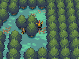 Encinar en Pokémon HeartGold y SoulSilver — captura 2 Encinar en Pokémon HeartGold y SoulSilver — captura 2
