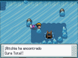 Ruta Helada en Pokémon HeartGold y SoulSilver — captura 1 Ruta Helada en Pokémon HeartGold y SoulSilver — captura 1