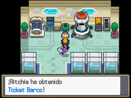 S.S Aqua en Pokémon HeartGold y SoulSilver — captura 2