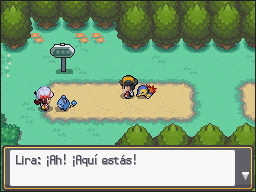 Rival en Pokémon HeartGold y SoulSilver — captura 1 Rival en Pokémon HeartGold y SoulSilver — captura 1