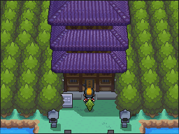 Ciudad Malva en Pokémon HeartGold y SoulSilver — captura 1 Ciudad Malva en Pokémon HeartGold y SoulSilver — captura 1