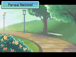Parque Nacional en Pokémon HeartGold y SoulSilver — captura 2 Parque Nacional en Pokémon HeartGold y SoulSilver — captura 2