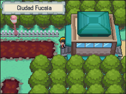 Ciudad Fucsia en Pokémon HeartGold y SoulSilver — captura 1 Ciudad Fucsia en Pokémon HeartGold y SoulSilver — captura 1