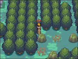 Encinar en Pokémon HeartGold y SoulSilver — captura 1 Encinar en Pokémon HeartGold y SoulSilver — captura 1
