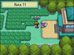Ruta 11 en Pokémon HeartGold y SoulSilver — captura 2 Ruta 11 en Pokémon HeartGold y SoulSilver — captura 2