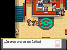 Ruta 32 en Pokémon HeartGold y SoulSilver — captura 1 Ruta 32 en Pokémon HeartGold y SoulSilver — captura 1