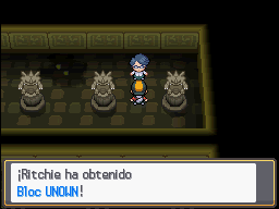 Ruinas Alfa en Pokémon HeartGold y SoulSilver — captura 2 Ruinas Alfa en Pokémon HeartGold y SoulSilver — captura 2