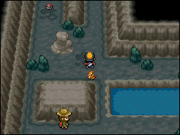 Cueva Unión en Pokémon HeartGold y SoulSilver — captura 1 Cueva Unión en Pokémon HeartGold y SoulSilver — captura 1