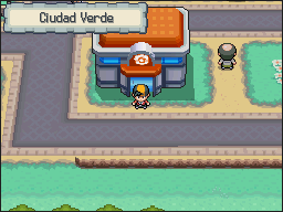 Ciudad Verde en Pokémon HeartGold y SoulSilver — captura 1