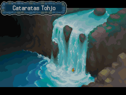 Cataratas Tohjo en Pokémon HeartGold y SoulSilver — captura 2