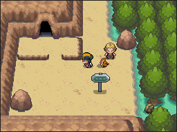 Ruta 32 en Pokémon HeartGold y SoulSilver — captura 2 Ruta 32 en Pokémon HeartGold y SoulSilver — captura 2