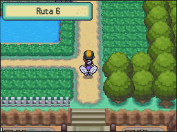 Ruta 6 en Pokémon HeartGold y SoulSilver — captura 1