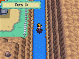 Ruta 9 en Pokémon HeartGold y SoulSilver — captura 2 Ruta 9 en Pokémon HeartGold y SoulSilver — captura 2