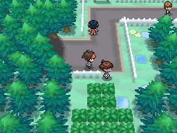 Bosque Azulejo en Pokémon Negro 2 y Blanco 2 — captura 1 Bosque Azulejo en Pokémon Negro 2 y Blanco 2 — captura 1