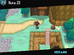 Ruta 23 en Pokémon Negro 2 y Blanco 2 — captura 1 Ruta 23 en Pokémon Negro 2 y Blanco 2 — captura 1