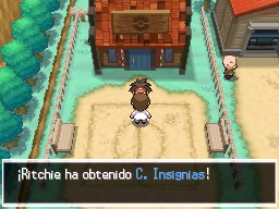 Ruta 20 (1ª visita) en Pokémon Negro 2 y Blanco 2 — captura 2 Ruta 20 (1ª visita) en Pokémon Negro 2 y Blanco 2 — captura 2