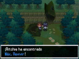 Bosque Azulejo en Pokémon Negro 2 y Blanco 2 — captura 1 Bosque Azulejo en Pokémon Negro 2 y Blanco 2 — captura 1
