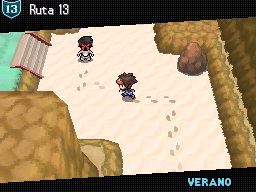 Ruta 13 en Pokémon Negro 2 y Blanco 2 — captura 1 Ruta 13 en Pokémon Negro 2 y Blanco 2 — captura 1