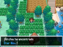 Ruta 13 en Pokémon Negro 2 y Blanco 2 — captura 2 Ruta 13 en Pokémon Negro 2 y Blanco 2 — captura 2