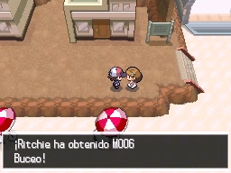 Pueblo Arenisca en Pokémon Negro y Blanco — captura 2 Pueblo Arenisca en Pokémon Negro y Blanco — captura 2