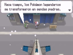 Ciudad Loza en Pokémon Negro y Blanco — captura 2 Ciudad Loza en Pokémon Negro y Blanco — captura 2