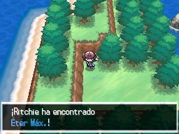 Ruta 17-18 en Pokémon Negro y Blanco — captura 2 Ruta 17-18 en Pokémon Negro y Blanco — captura 2