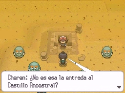 Castillo Ancestral en Pokémon Negro y Blanco — captura 1 Castillo Ancestral en Pokémon Negro y Blanco — captura 1