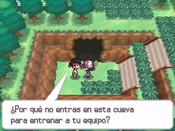 Gruta Superación en Pokémon Negro y Blanco — captura 1 Gruta Superación en Pokémon Negro y Blanco — captura 1