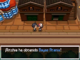 Ciudad Esmalte en Pokémon Negro y Blanco — captura 1