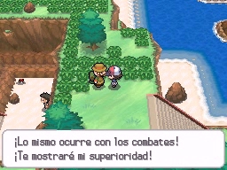 Ruta 17-18 en Pokémon Negro y Blanco — captura 1 Ruta 17-18 en Pokémon Negro y Blanco — captura 1
