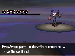 Segunda Liga en Pokémon Negro y Blanco — captura 2 Segunda Liga en Pokémon Negro y Blanco — captura 2