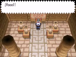 Volcarona, Castillo Ancestral en Pokémon Negro y Blanco — captura 1 Volcarona, Castillo Ancestral en Pokémon Negro y Blanco — captura 1