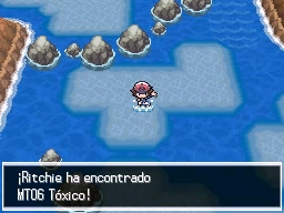 Ruta 17-18 en Pokémon Negro y Blanco — captura 1 Ruta 17-18 en Pokémon Negro y Blanco — captura 1
